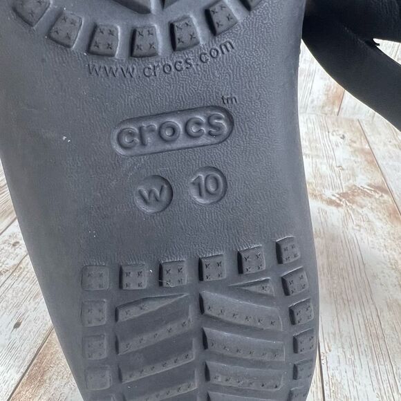 Crocs flip flops‎ floral Womens 10 - Picture 7 of 7